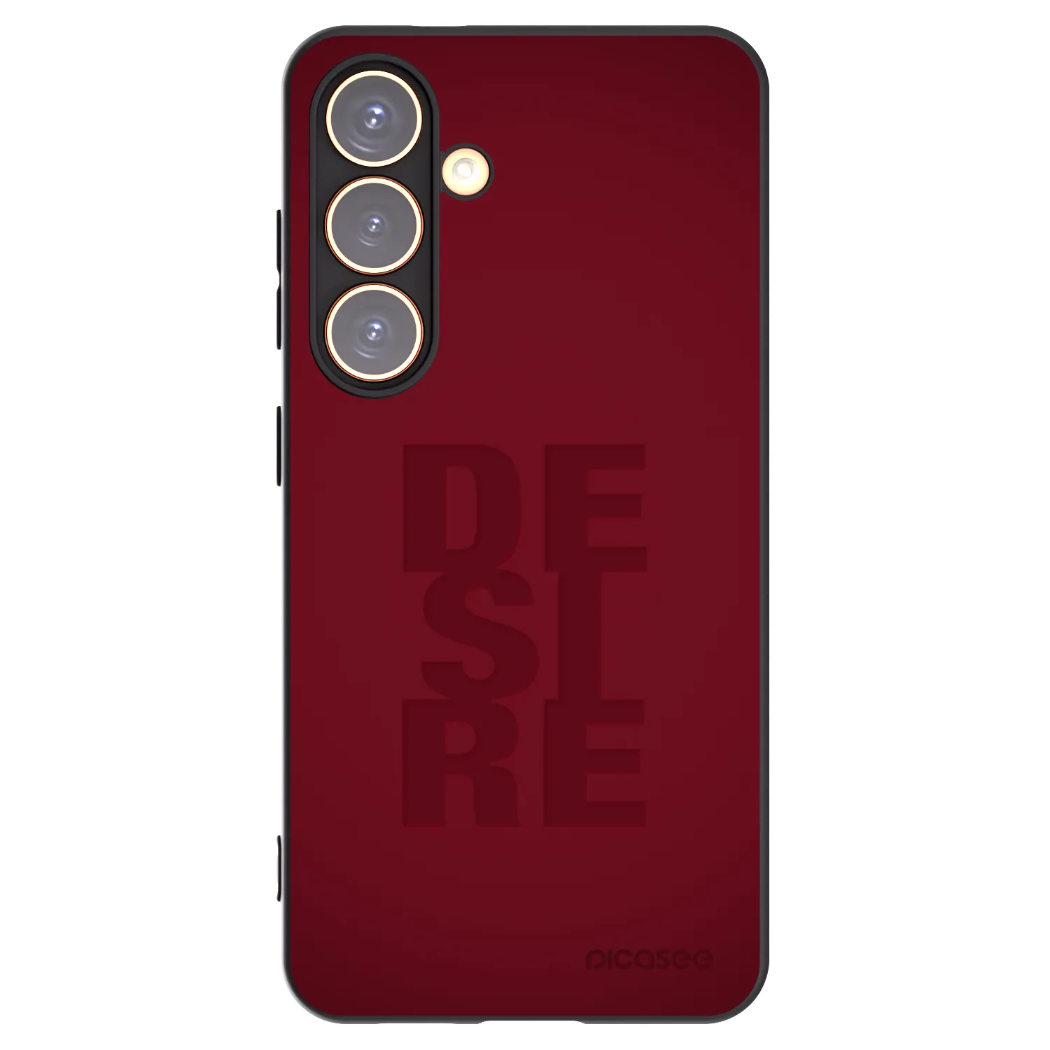 Picasee crna silikonska maskica za Samsung Galaxy S24 S921B 5G - Desire