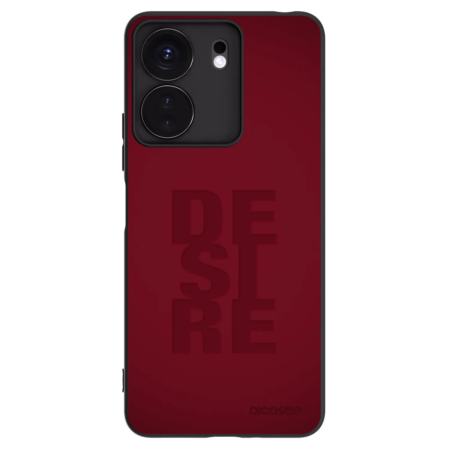Picasee crna silikonska maskica za Xiaomi Redmi 13C 4G - Desire