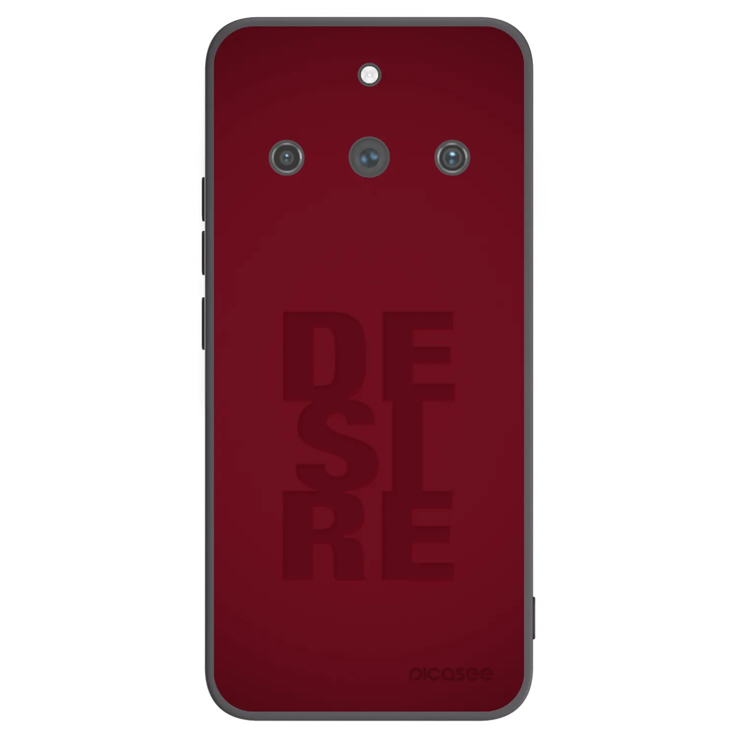 Picasee crna silikonska maskica za Realme 11 Pro+ - Desire