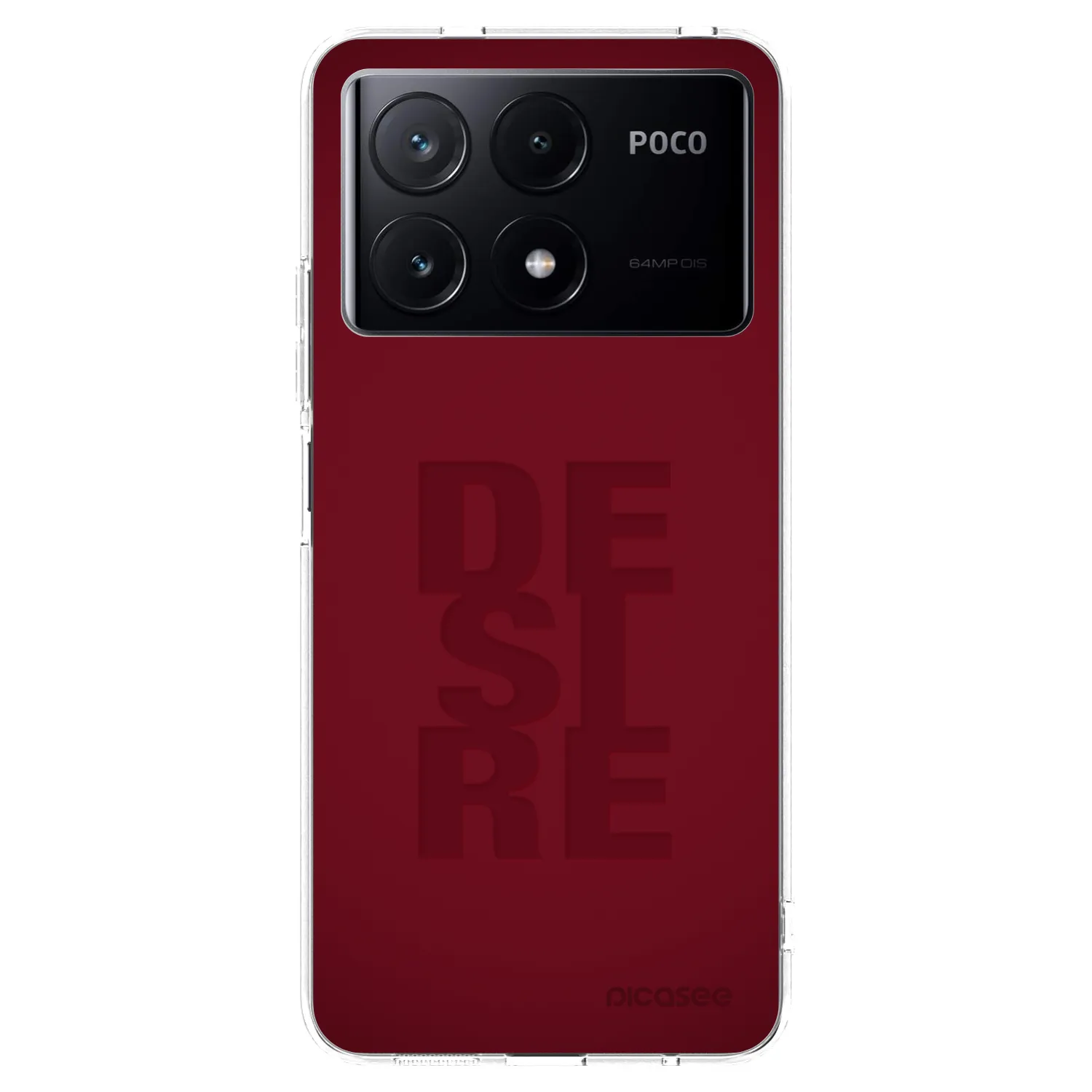 Picasee silikonska prozirna maskica za Xiaomi Poco X6 Pro - Desire