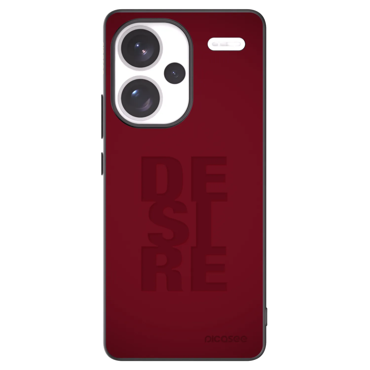 Picasee crna silikonska maskica za Xiaomi Redmi Note 13 Pro+ 5G - Desire