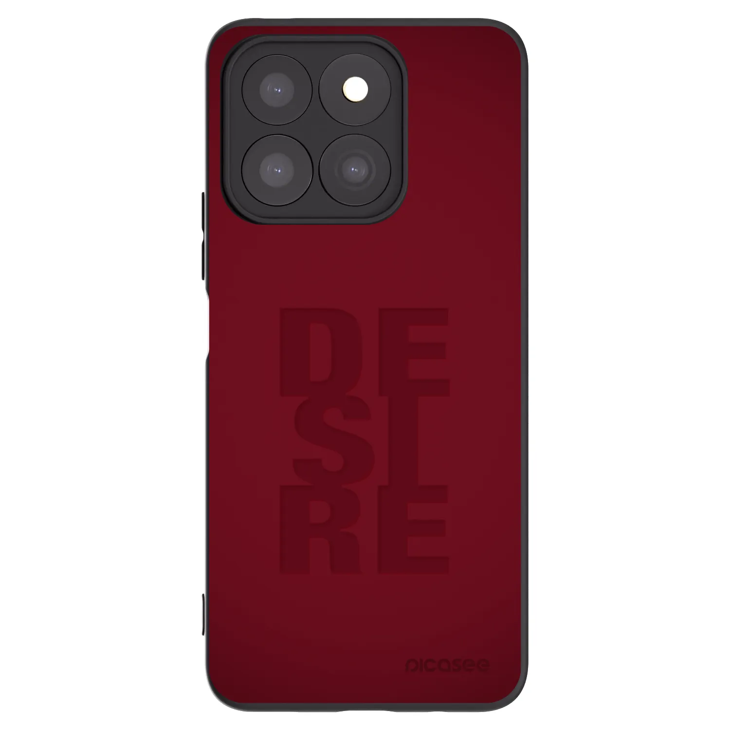 Picasee crna silikonska maskica za Honor X8b - Desire
