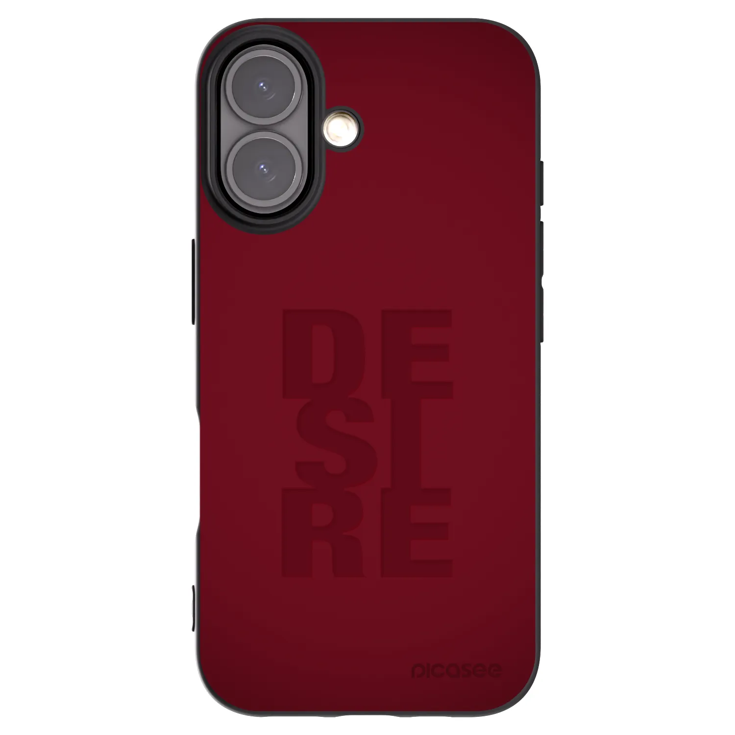 Picasee crna silikonska maskica za Apple iPhone 16 - Desire