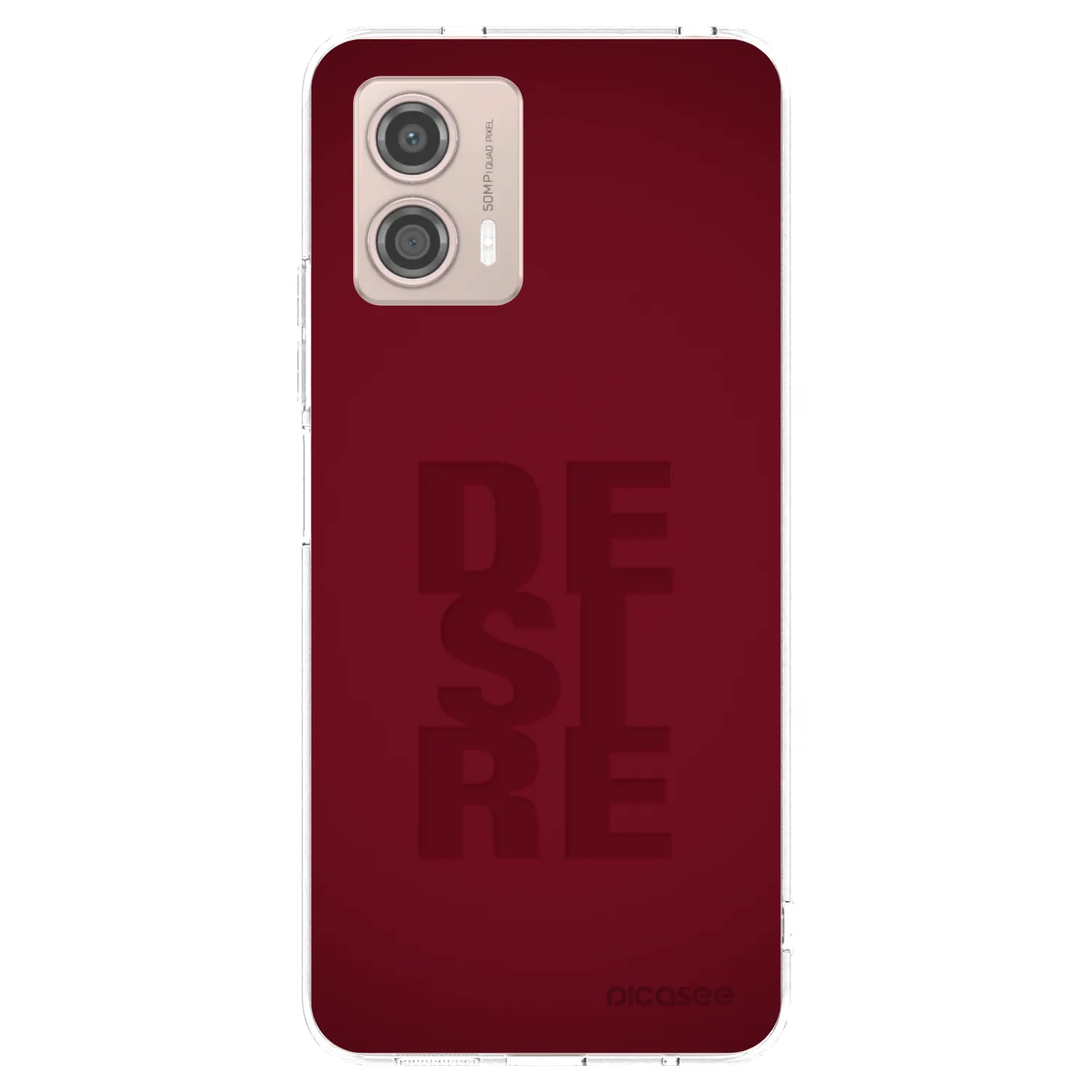 Picasee silikonska prozirna maskica za Motorola Moto G53 5G - Desire