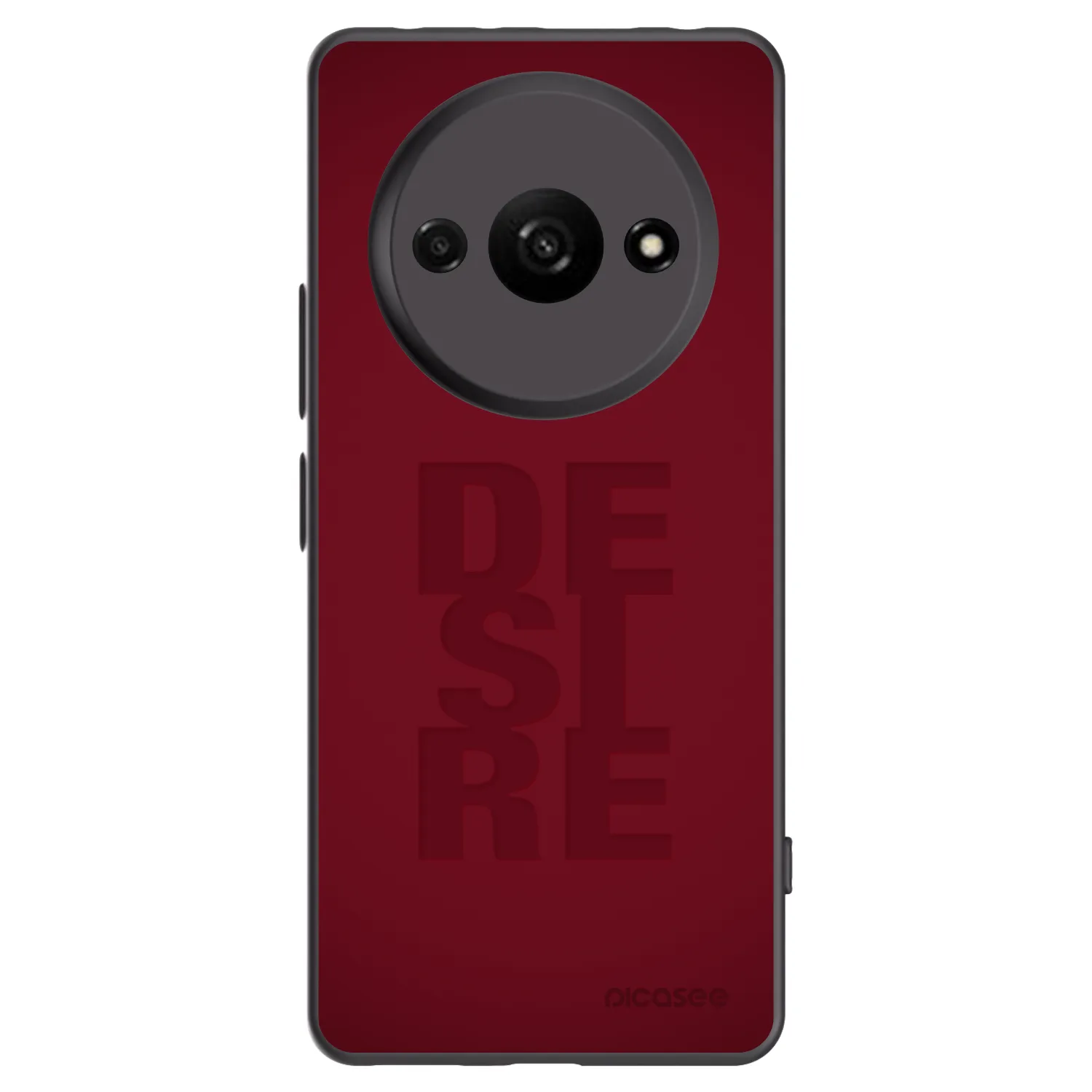 Picasee crna silikonska maskica za Xiaomi Redmi A3 - Desire