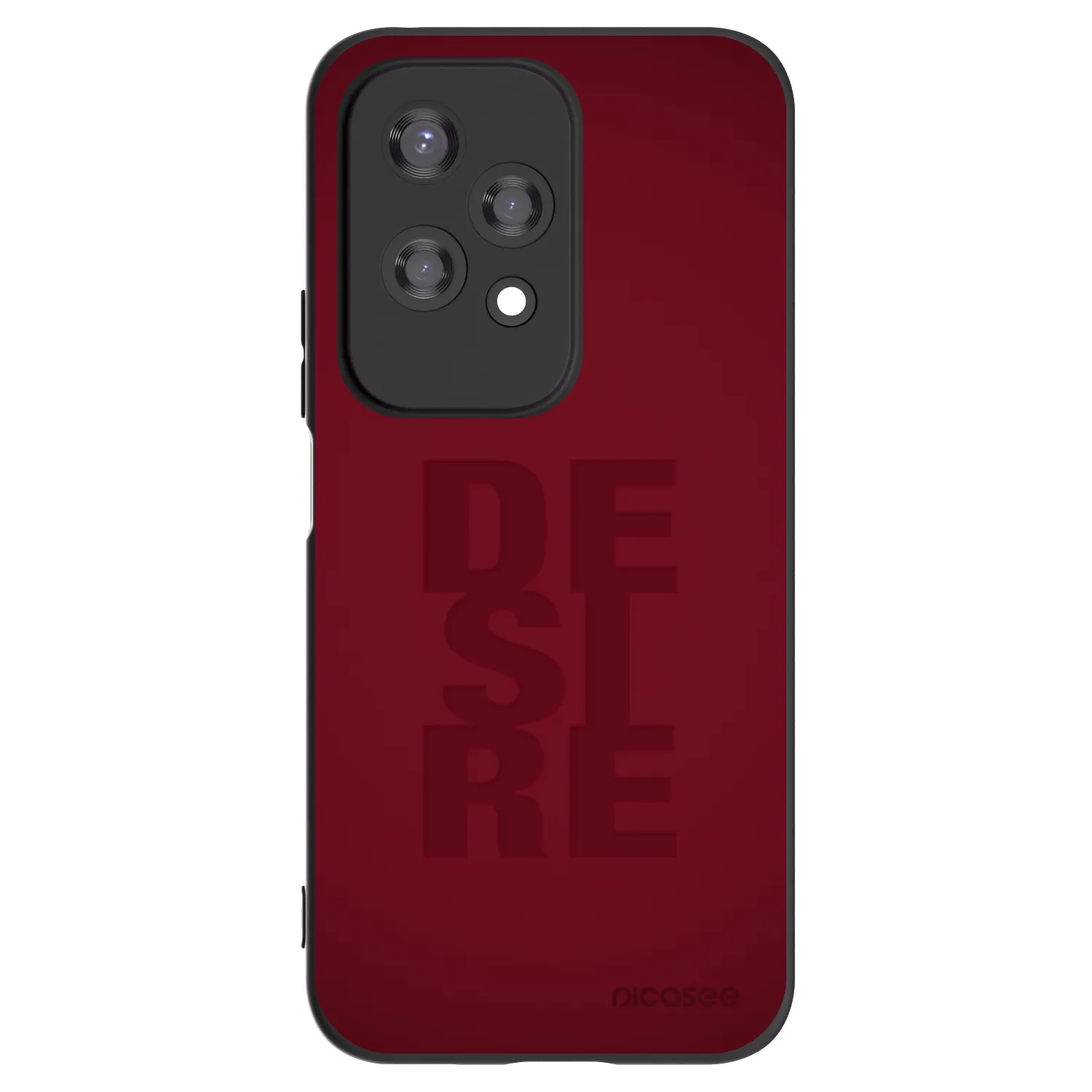 Picasee crna silikonska maskica za Honor 200 Lite - Desire