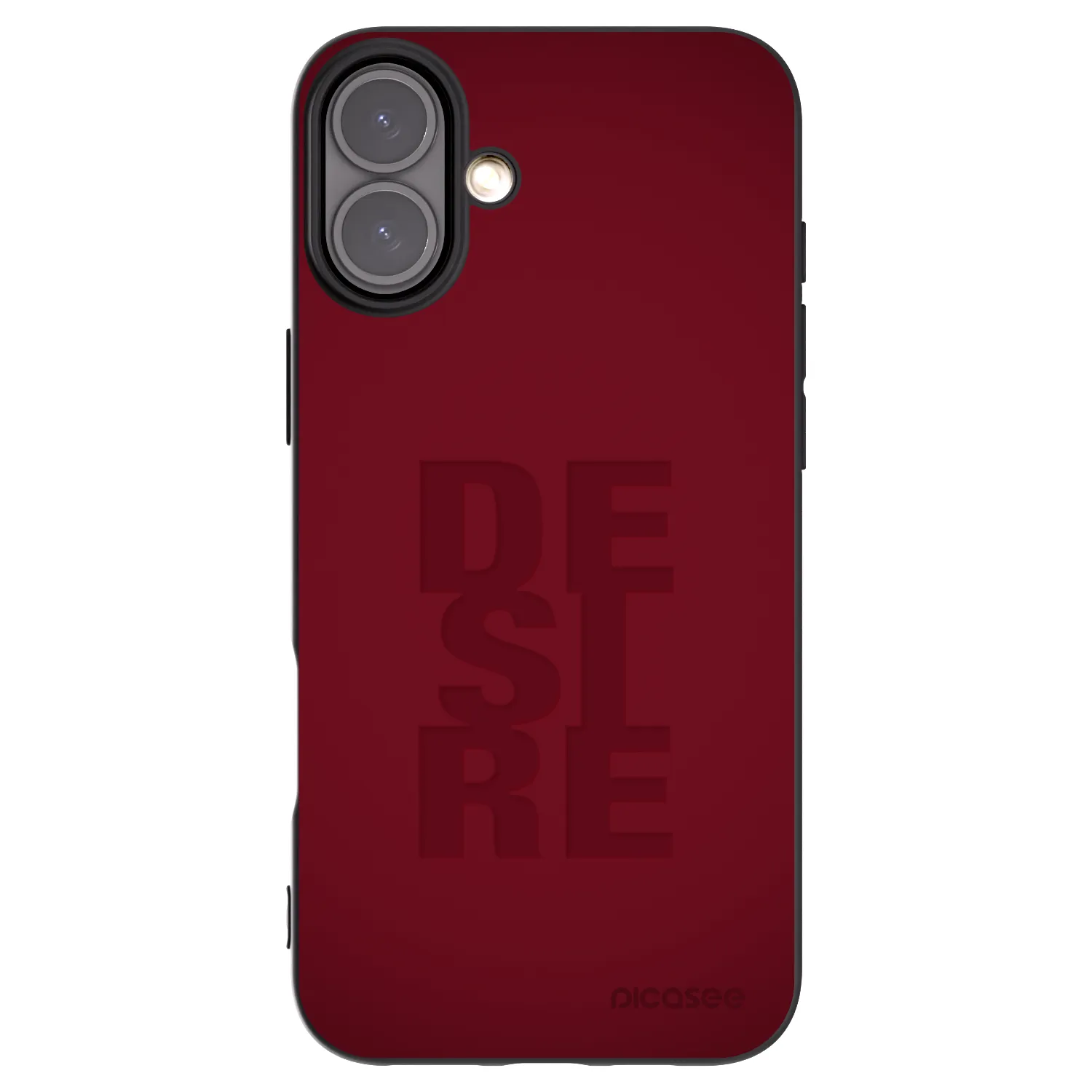 Picasee crna silikonska maskica za Apple iPhone 16 Plus - Desire