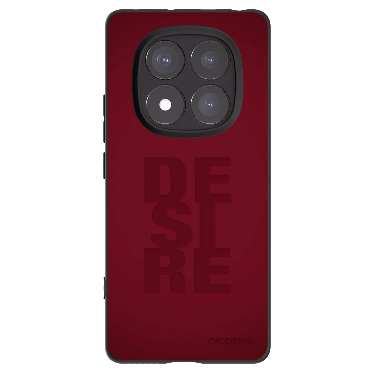 Picasee crna silikonska maskica za Xiaomi Redmi Note 14 Pro+ 5G - Desire
