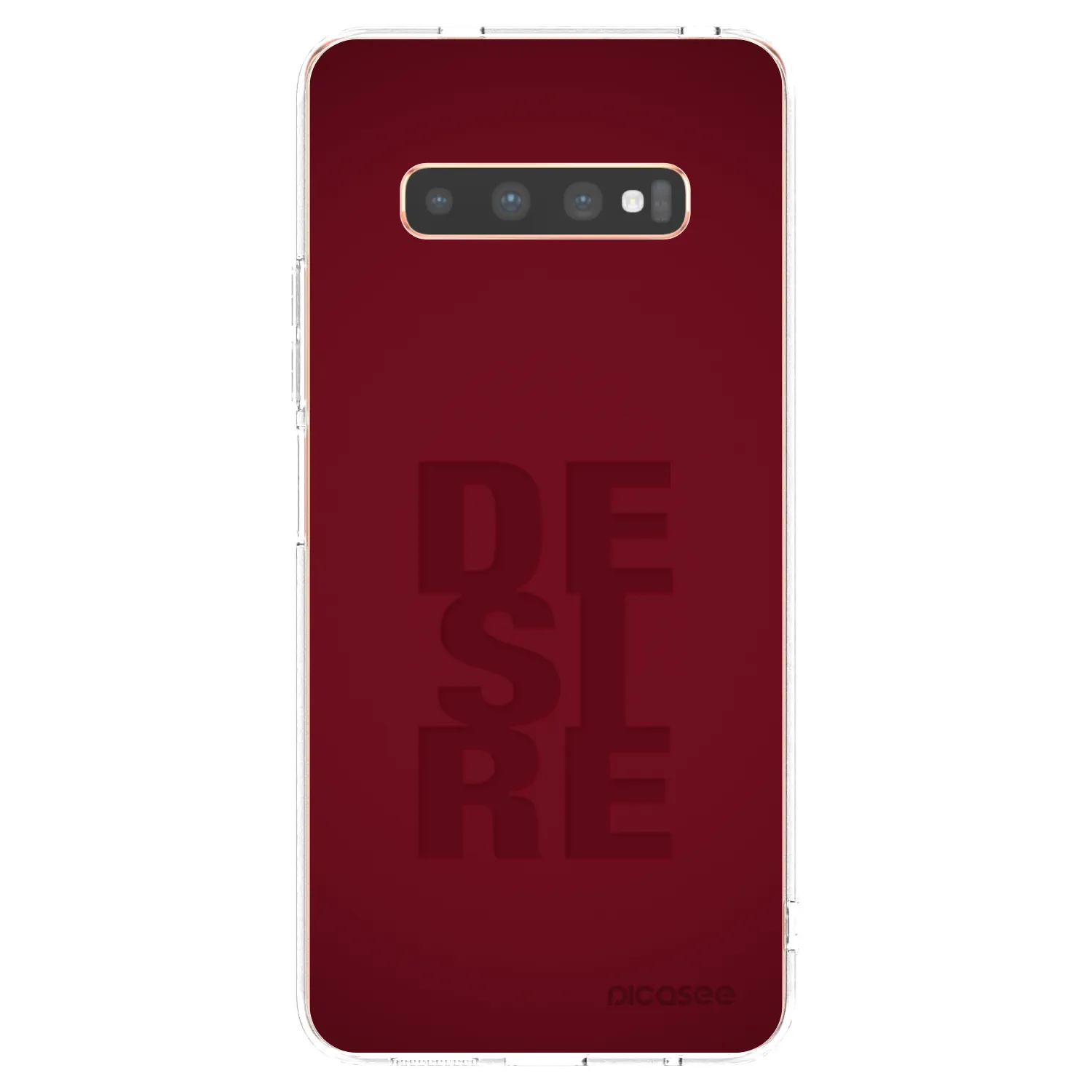 Picasee silikonska prozirna maskica za Samsung Galaxy S10 Plus G975 - Desire
