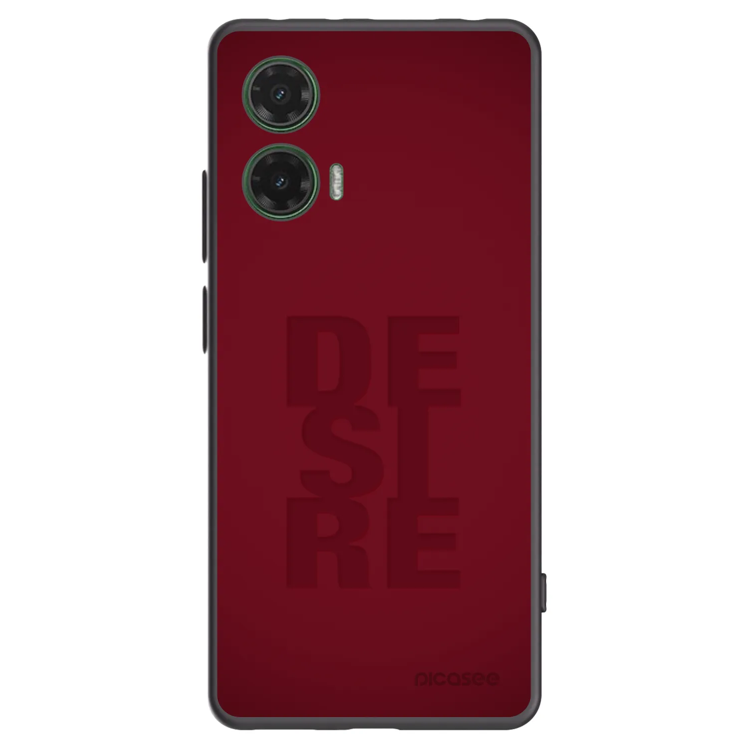 Picasee crna silikonska maskica za Motorola Moto G35 5G - Desire