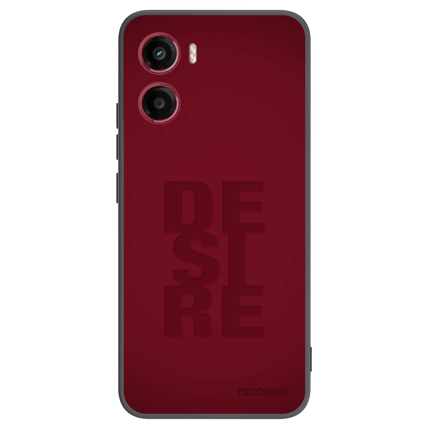 Picasee crna silikonska maskica za Motorola Moto G05 - Desire