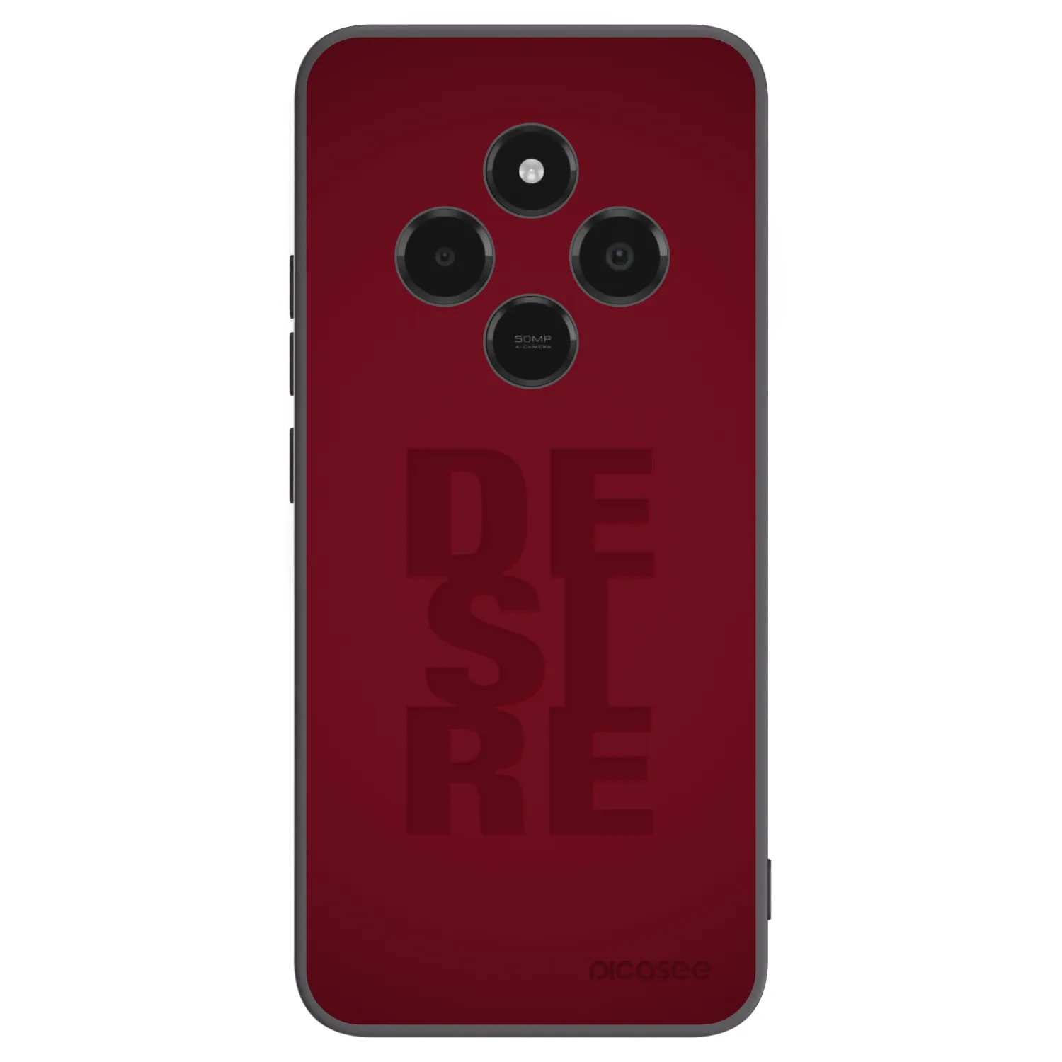 Picasee crna silikonska maskica za Xiaomi Poco C75 - Desire