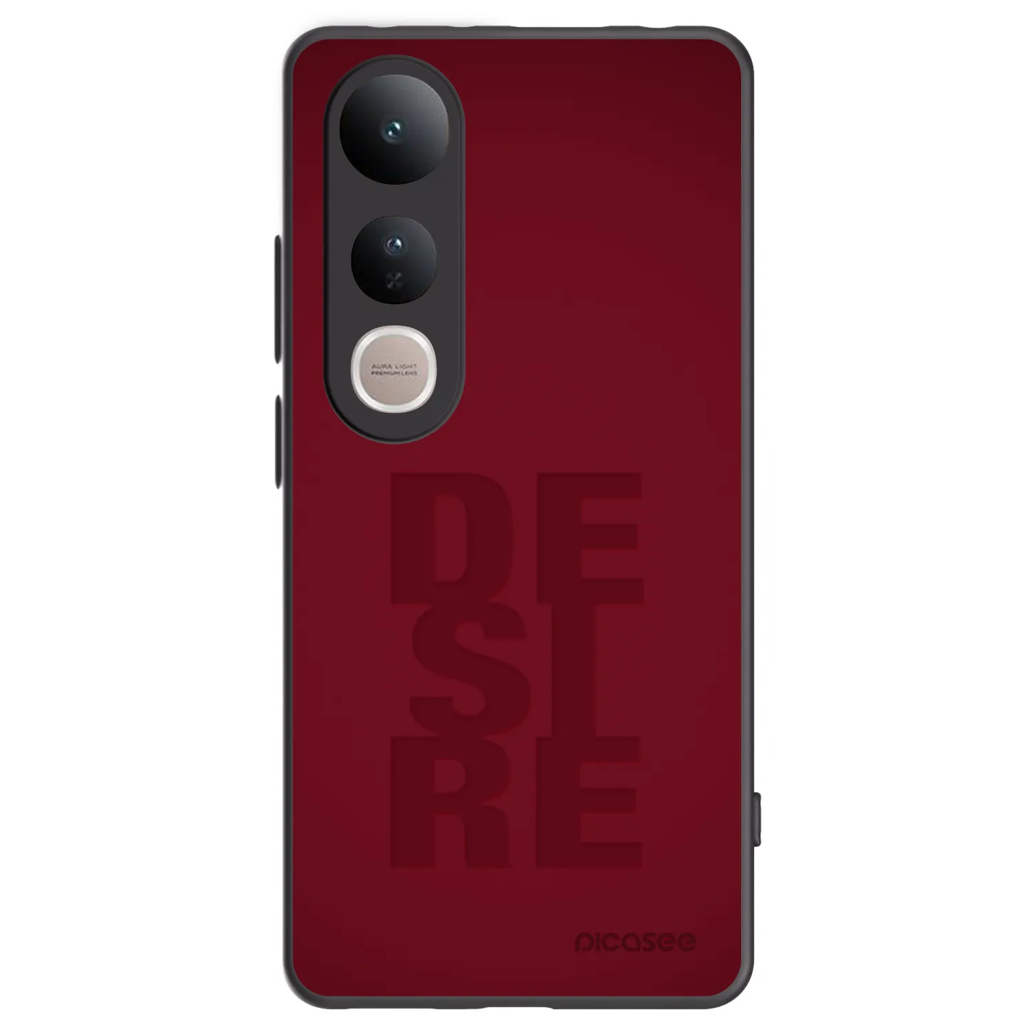 Picasee crna silikonska maskica za Vivo V50 Lite 5G - Desire