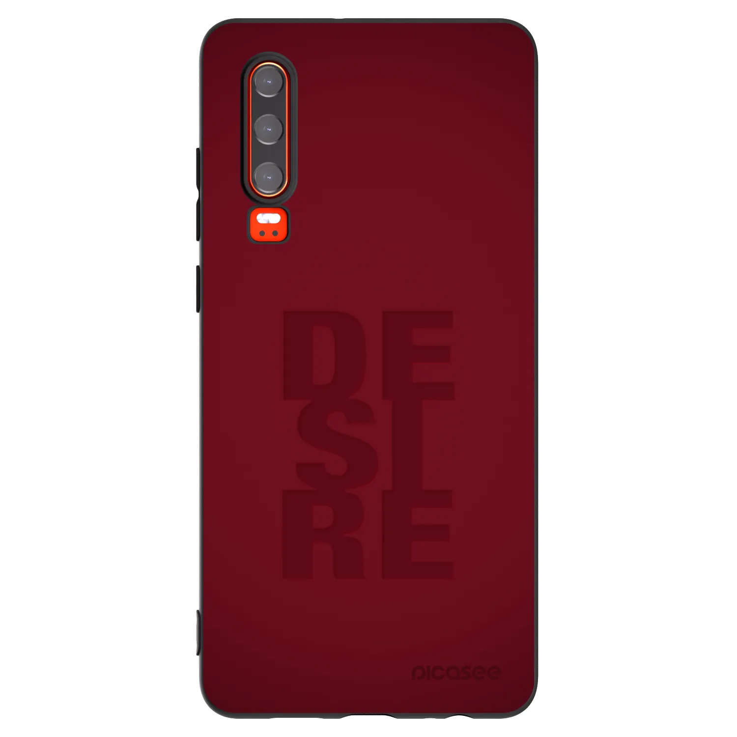 Picasee crna silikonska maskica za Huawei P30 - Desire
