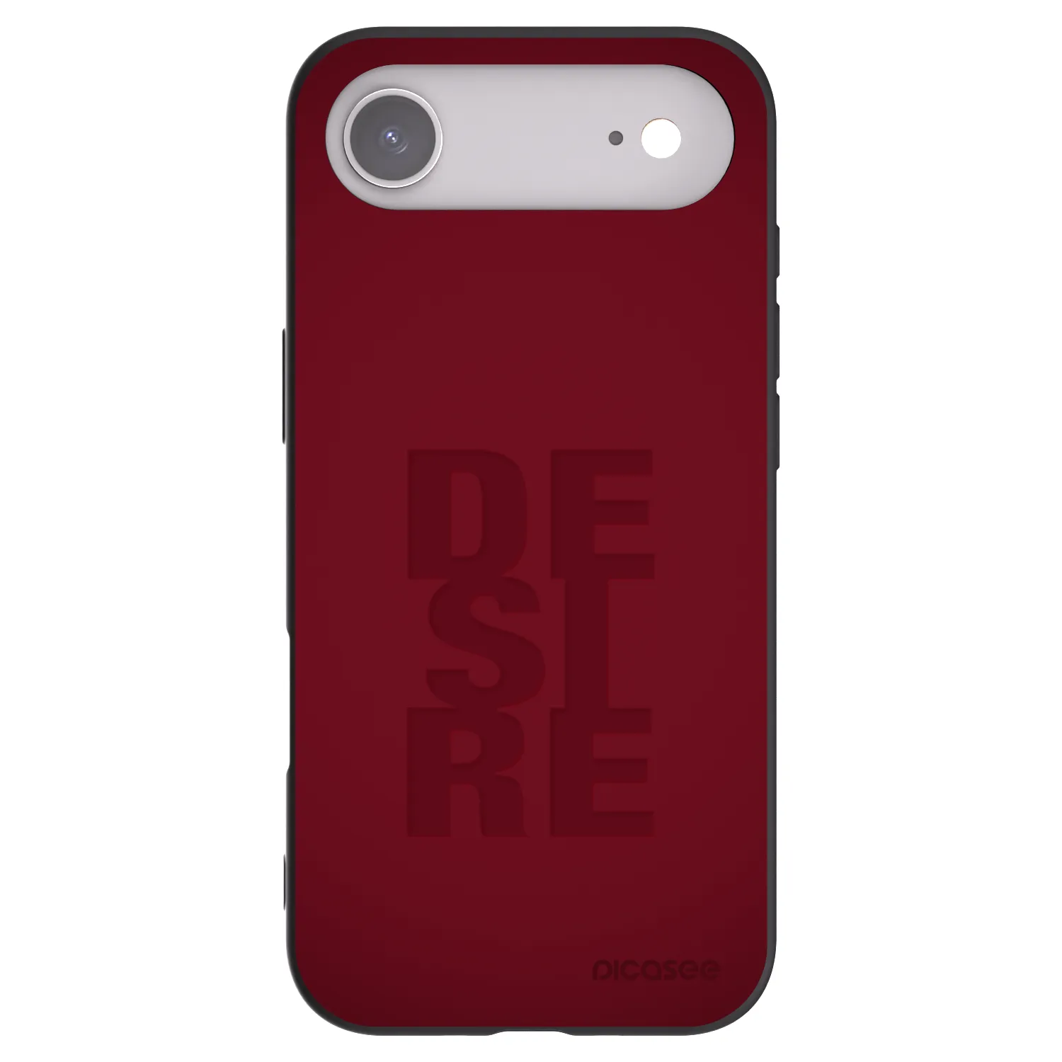 Picasee crna silikonska maskica za Apple iPhone Air - Desire