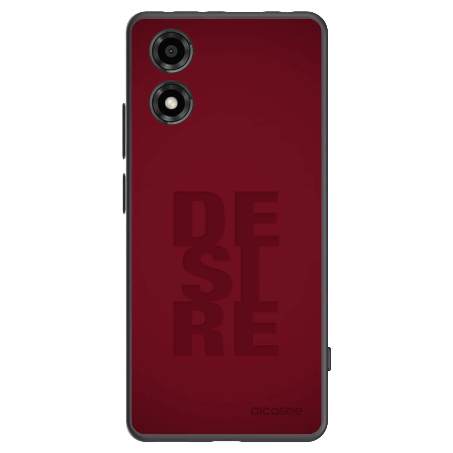 Picasee crna silikonska maskica za Motorola Moto E14 - Desire