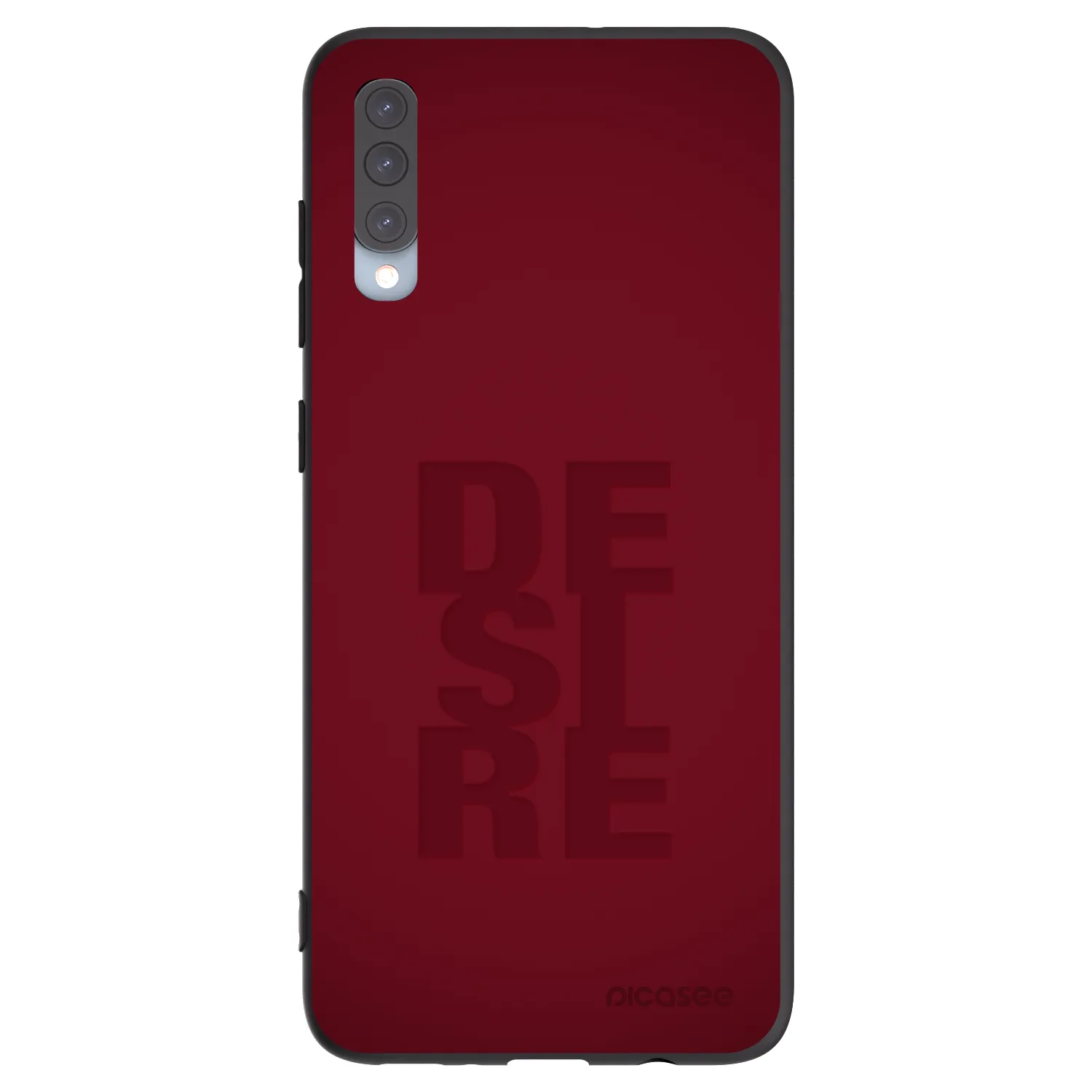 Picasee crna silikonska maskica za Samsung Galaxy A70 A705F - Desire