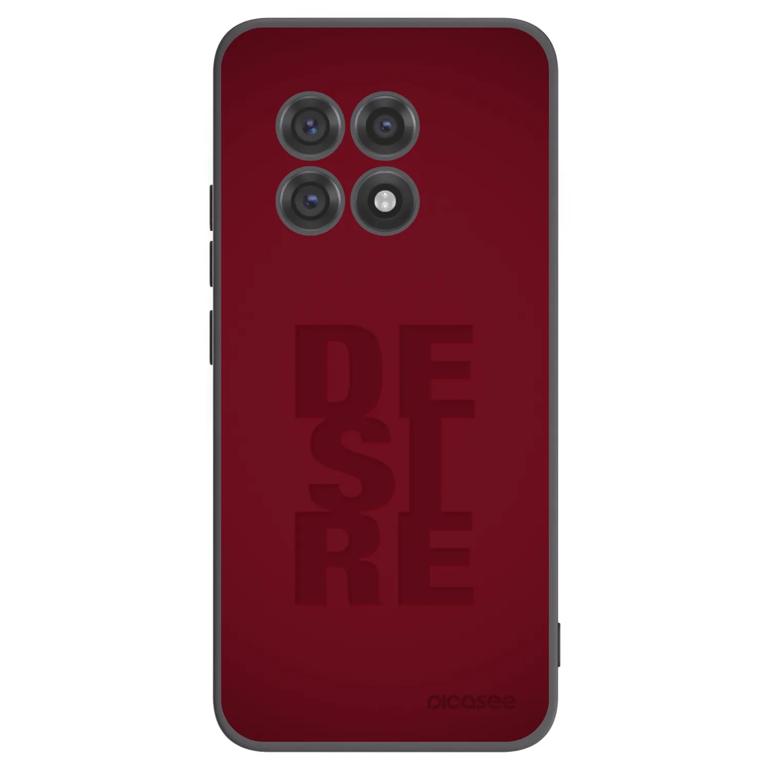 Picasee crna silikonska maskica za OnePlus 13R 5G - Desire