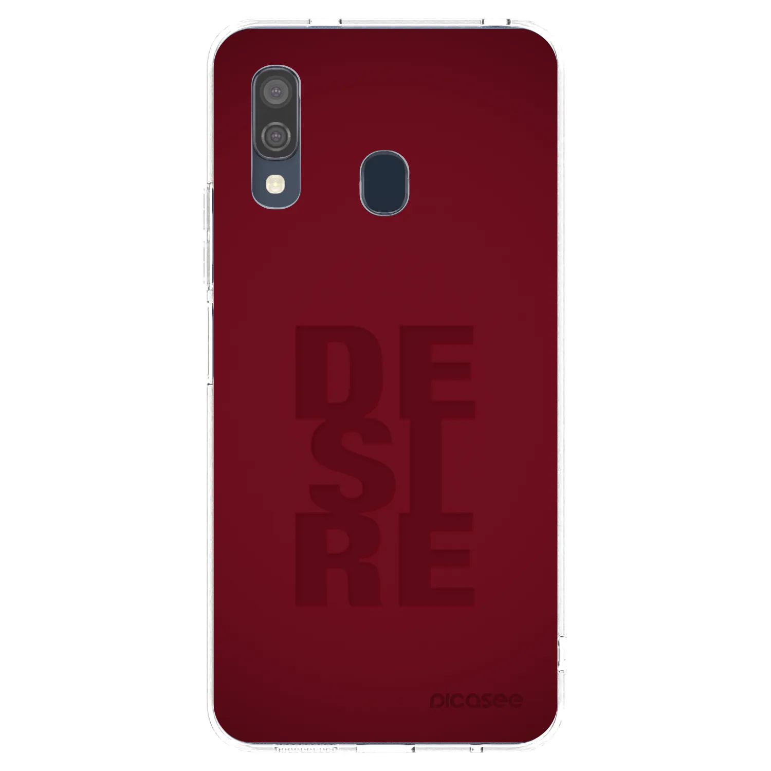 Picasee silikonska prozirna maskica za Samsung Galaxy A40 A405F - Desire