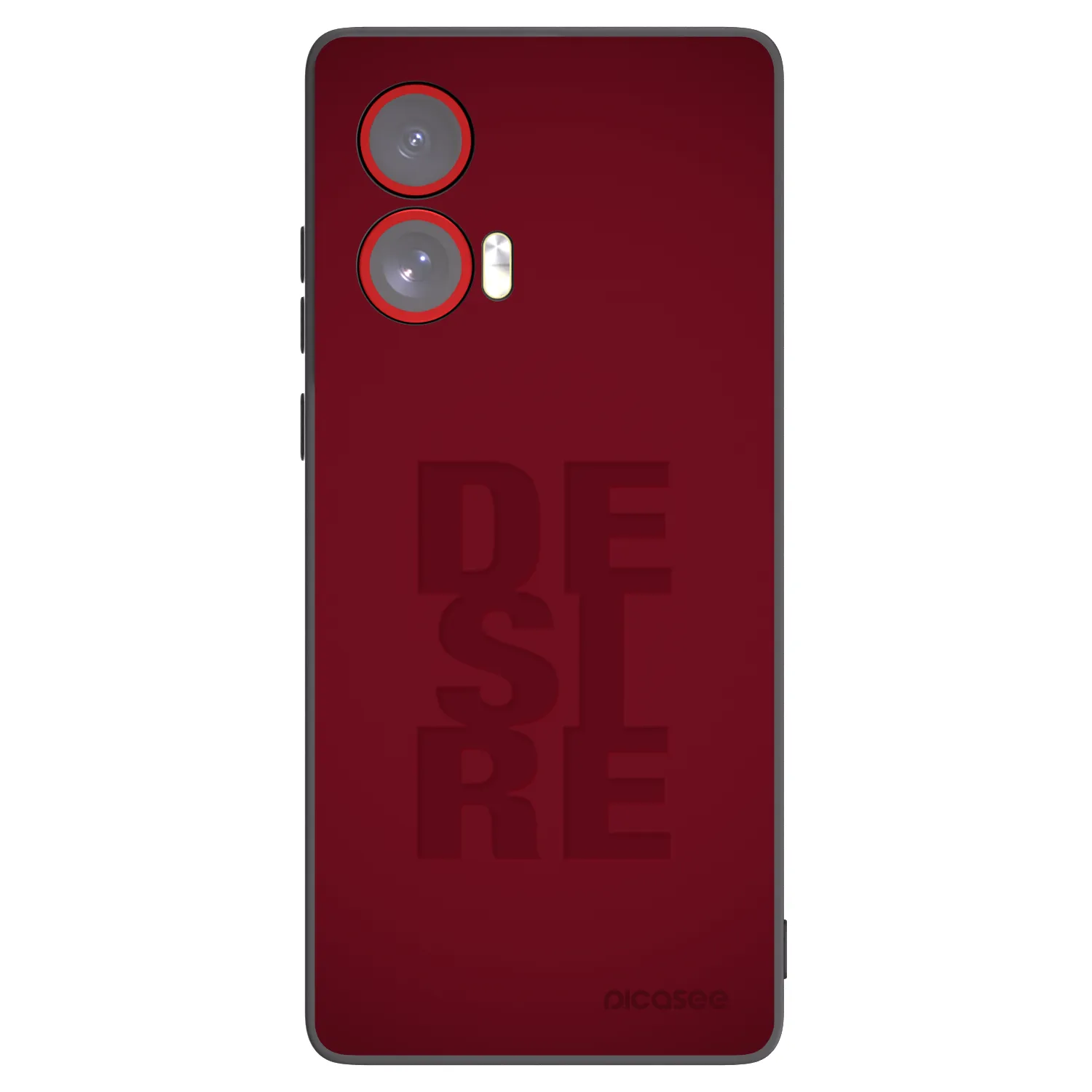 Picasee crna silikonska maskica za Motorola Edge 50 Fusion - Desire
