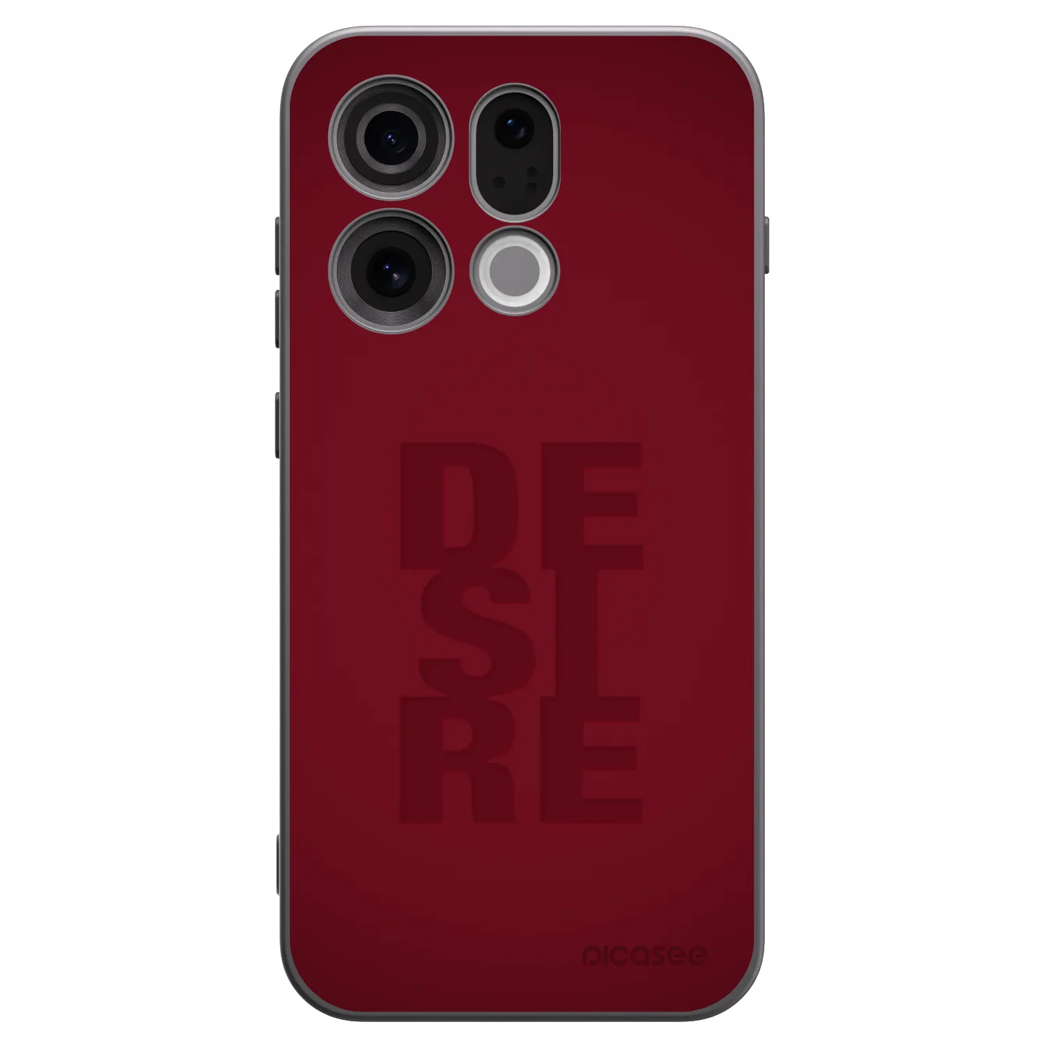 Picasee crna silikonska maskica za OPPO Find X9 - Desire