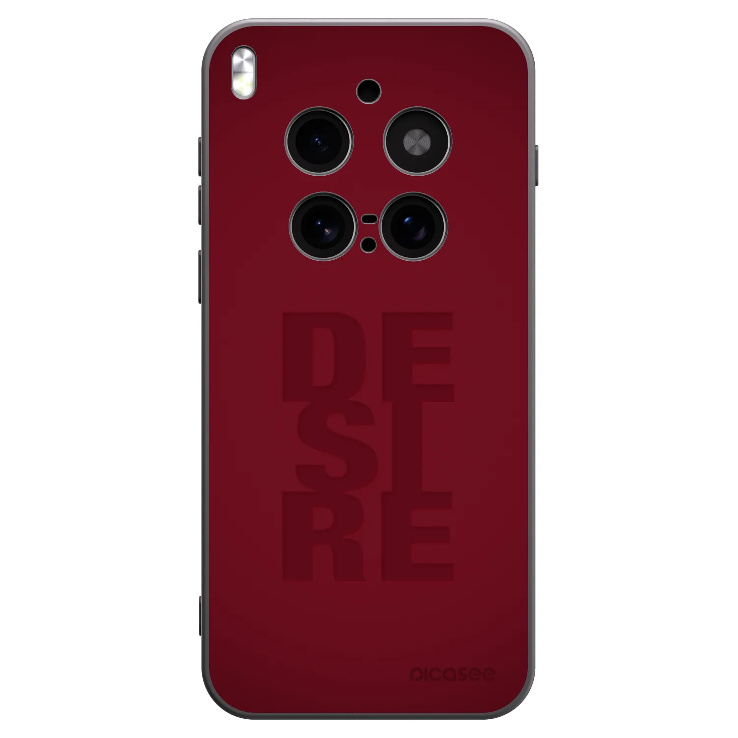 Picasee crna silikonska maskica za Vivo X300 Pro - Desire