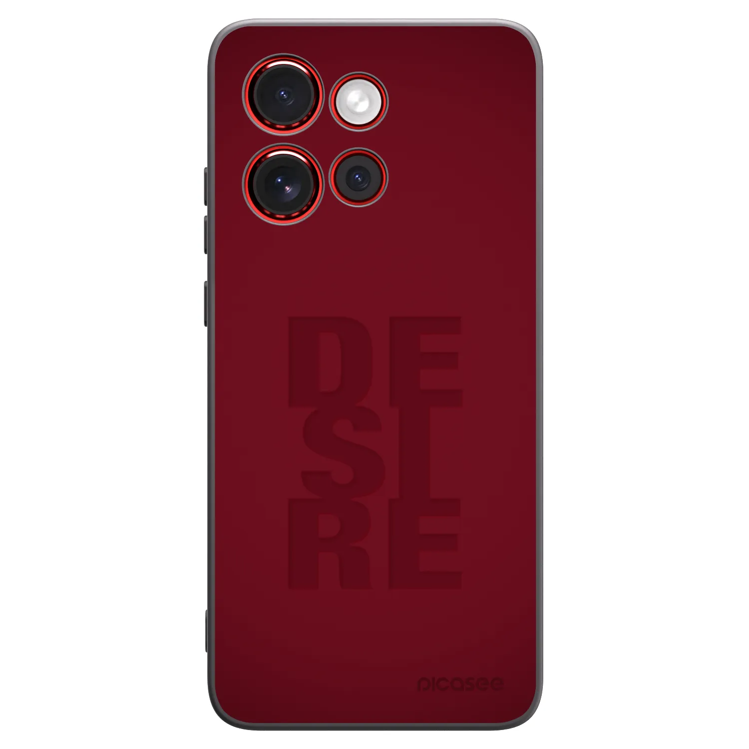 Picasee crna silikonska maskica za Motorola Edge 60 Neo 5G - Desire