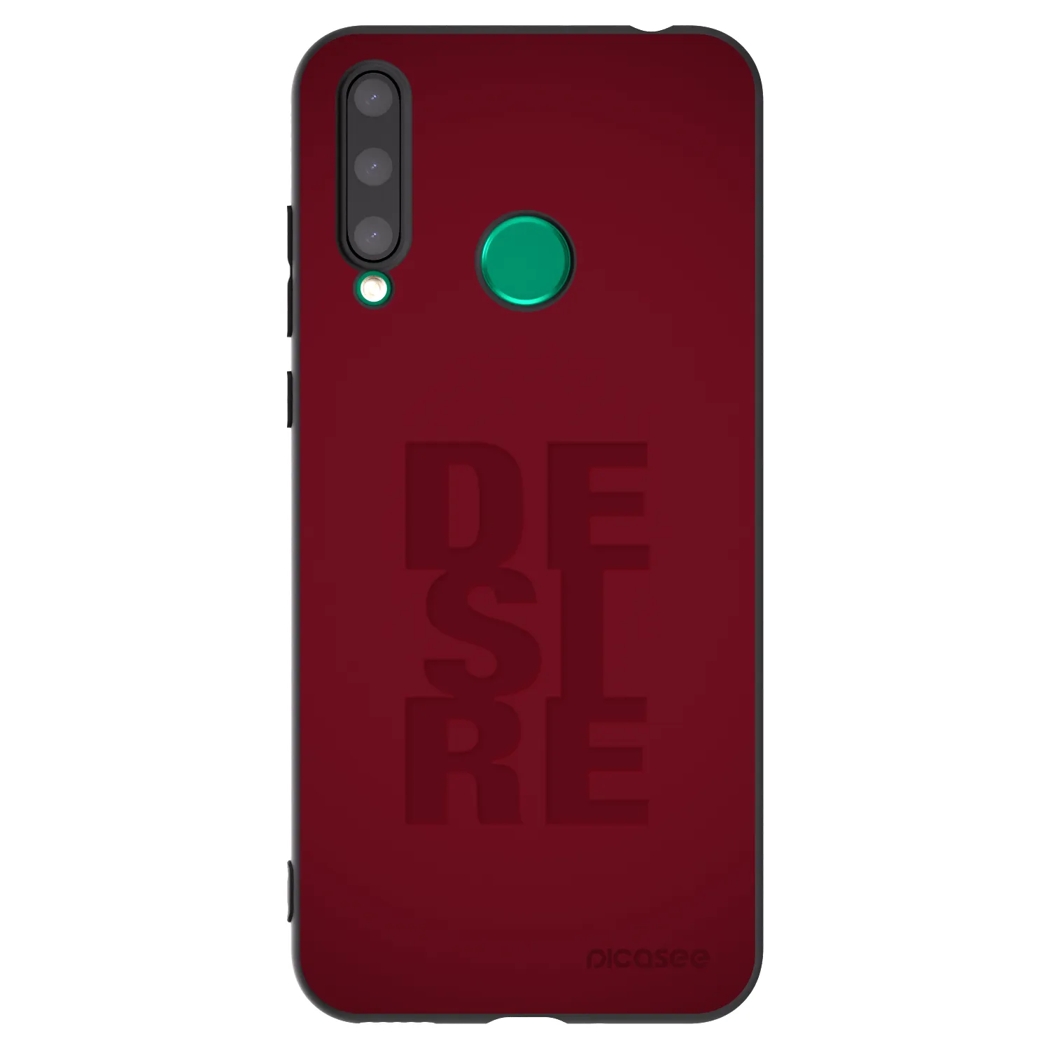 Picasee crna silikonska maskica za Honor 20 Lite - Desire