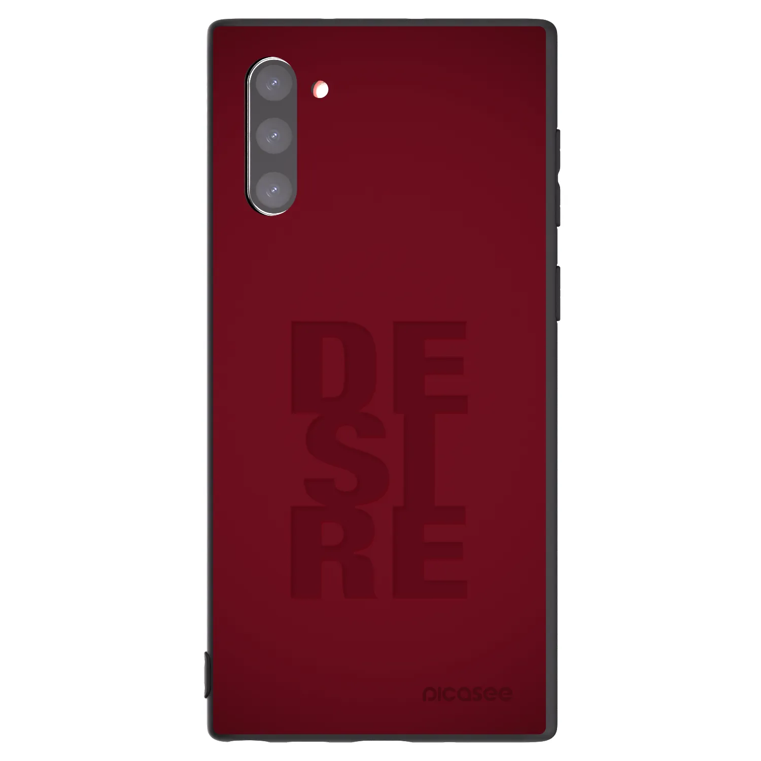Picasee crna silikonska maskica za Samsung Galaxy Note 10 N970F - Desire