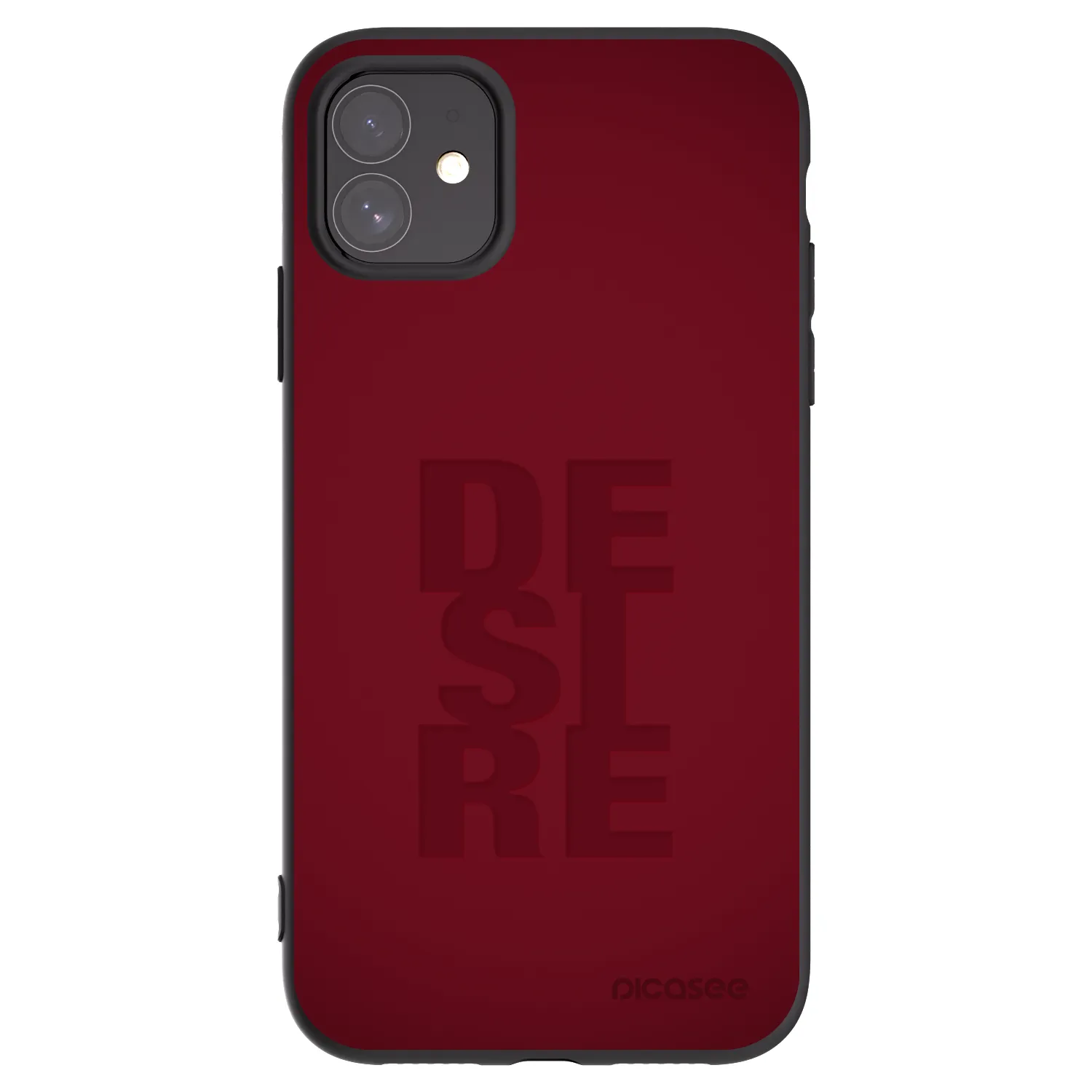 Picasee crna silikonska maskica za Apple iPhone 11 - Desire