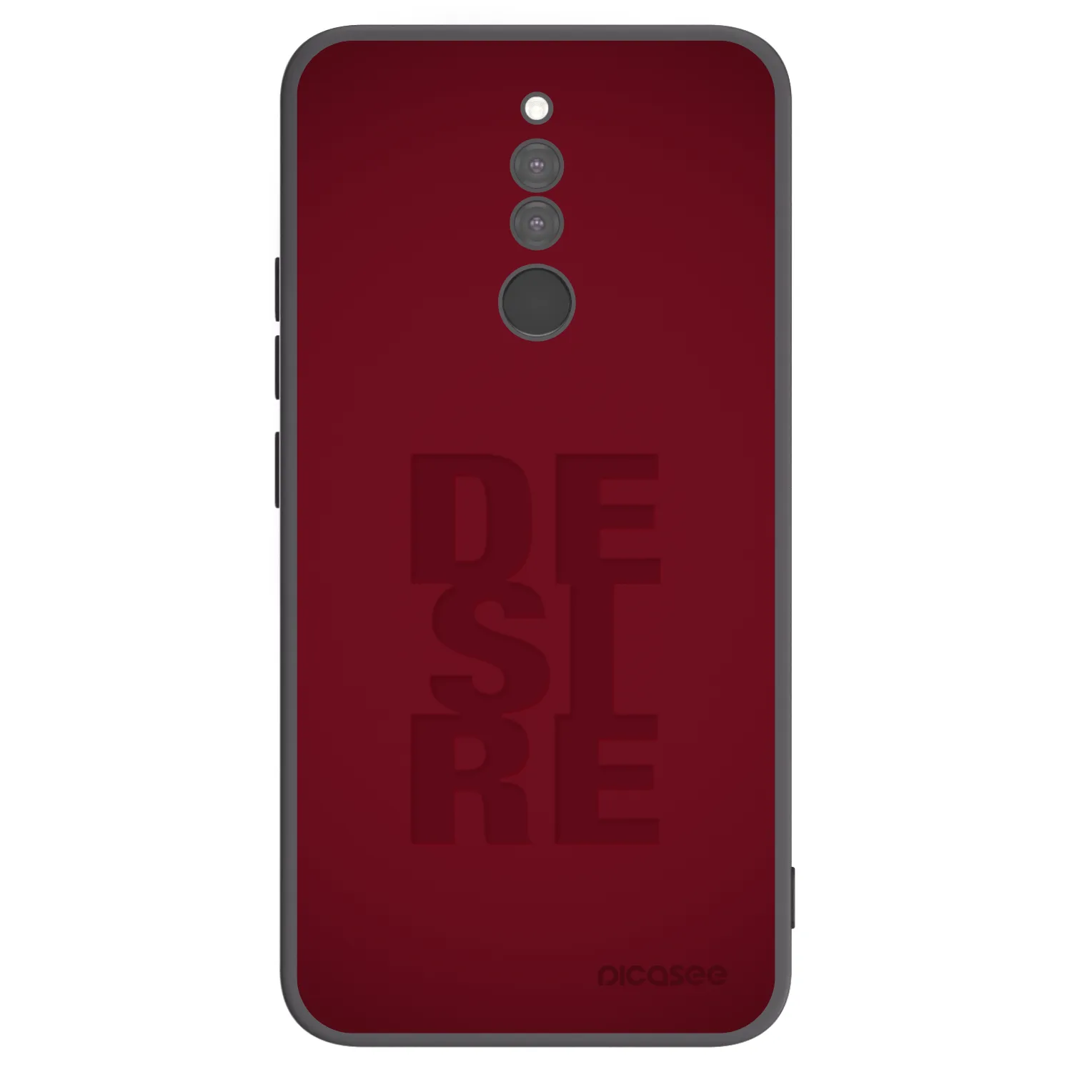 Picasee crna silikonska maskica za Xiaomi Redmi 8 - Desire