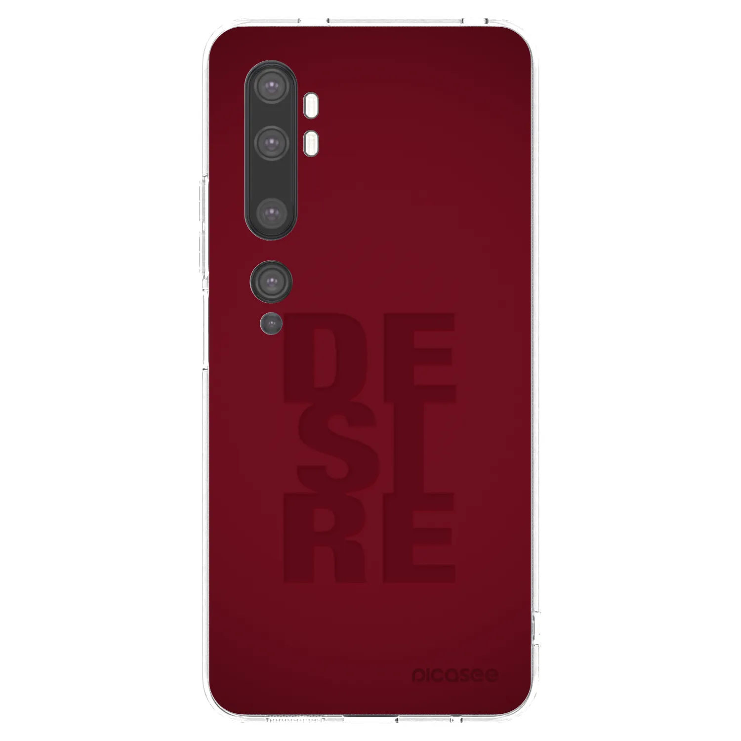 Picasee silikonska prozirna maskica za Xiaomi Mi Note 10 (Pro) - Desire