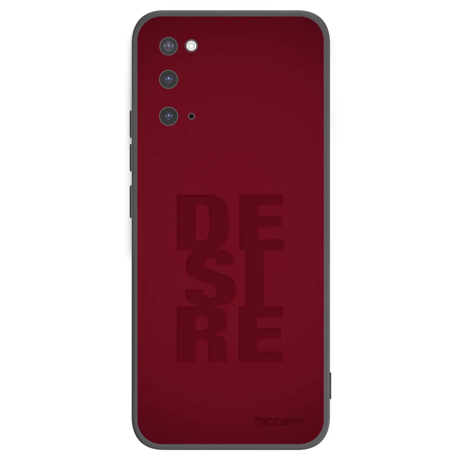 Picasee crna silikonska maskica za Samsung Galaxy S20 G980F - Desire