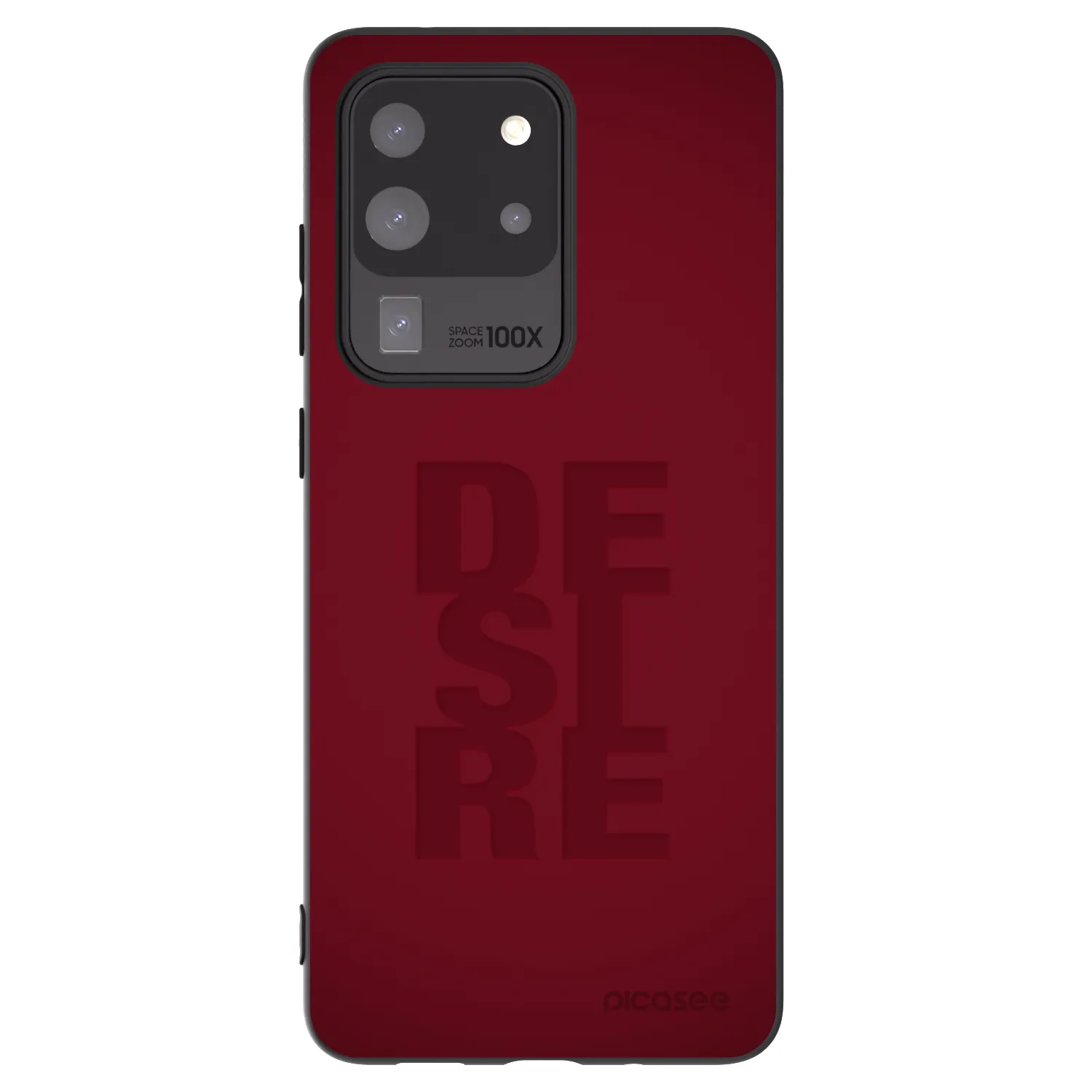 Picasee crna silikonska maskica za Samsung Galaxy S20 Ultra 5G G988F - Desire