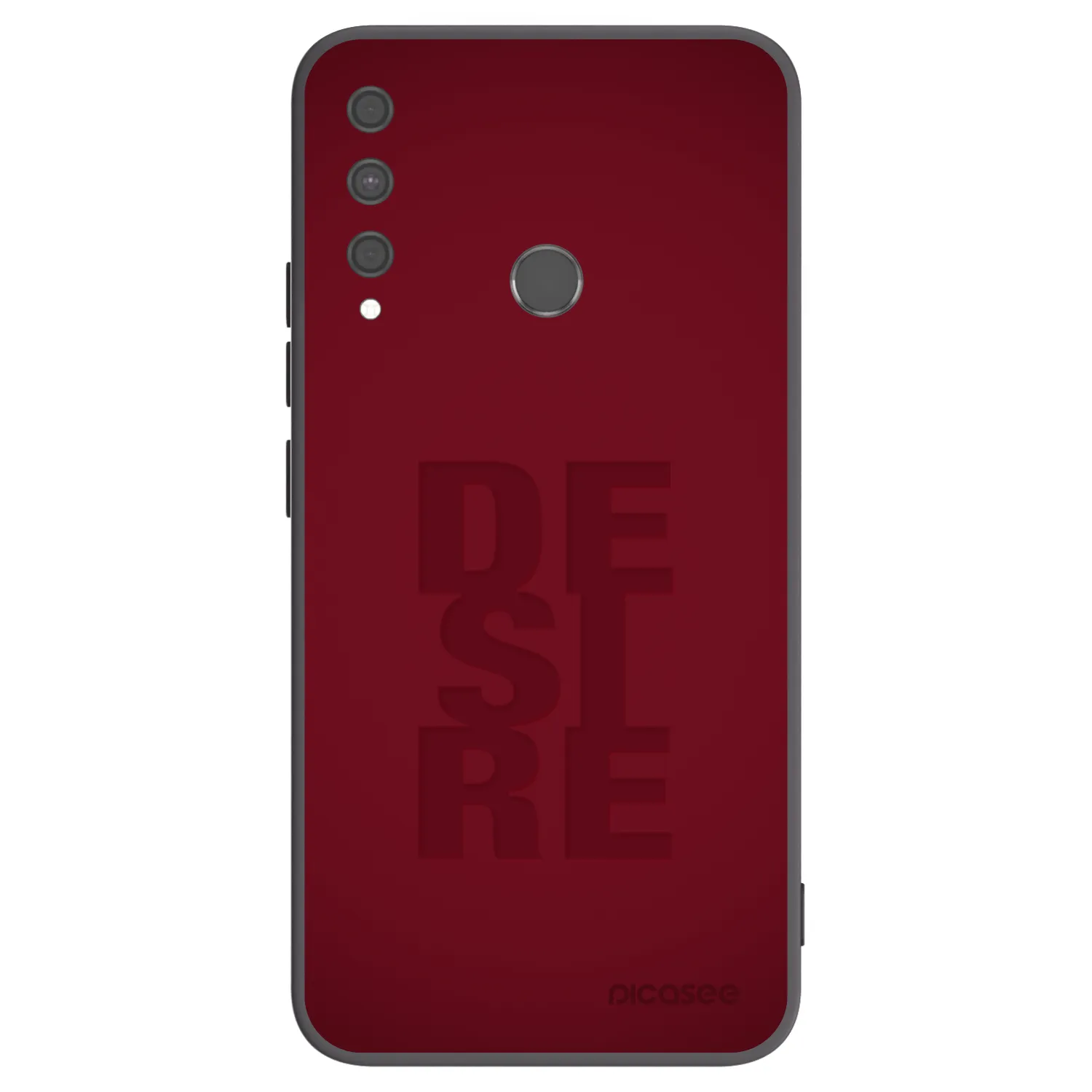 Picasee crna silikonska maskica za Huawei P40 Lite E - Desire
