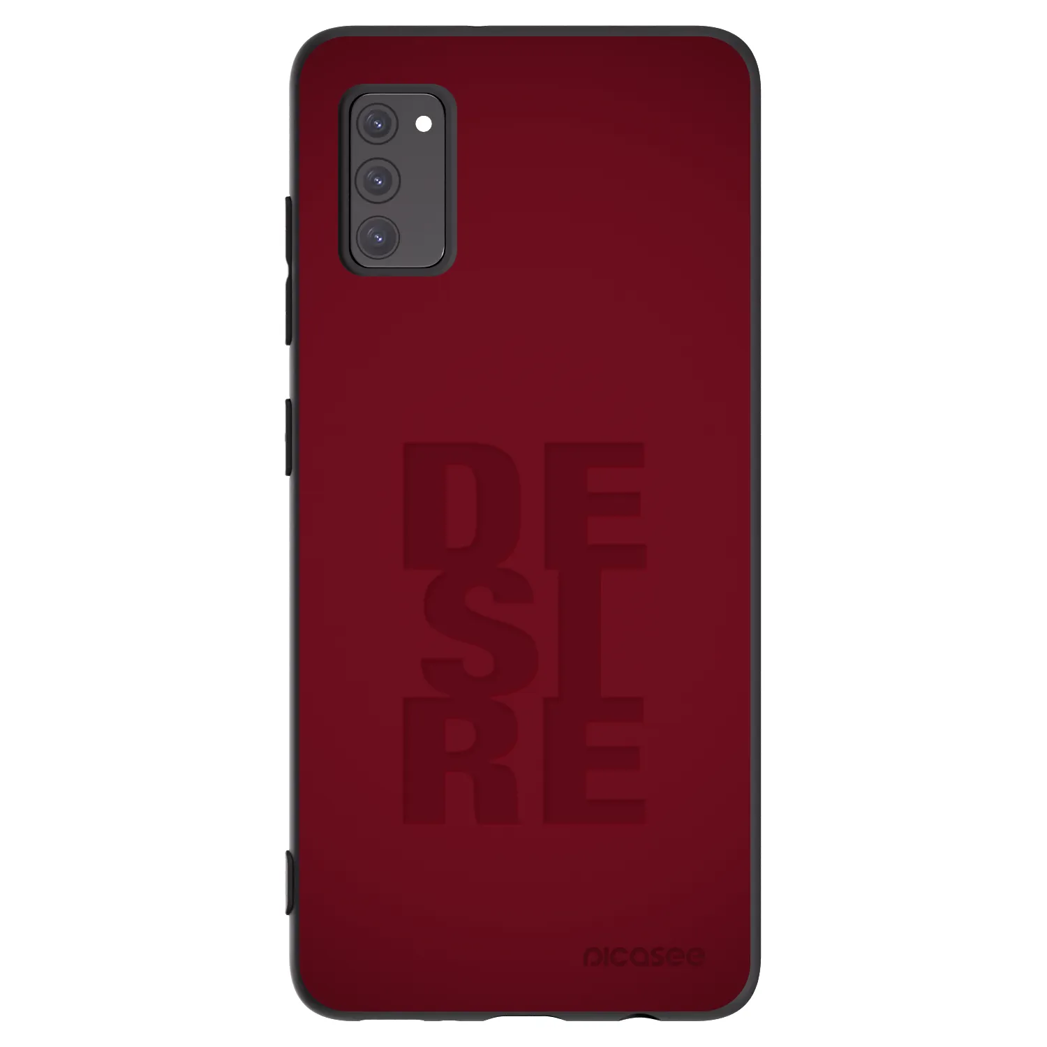 Picasee crna silikonska maskica za Samsung Galaxy A41 A415F - Desire