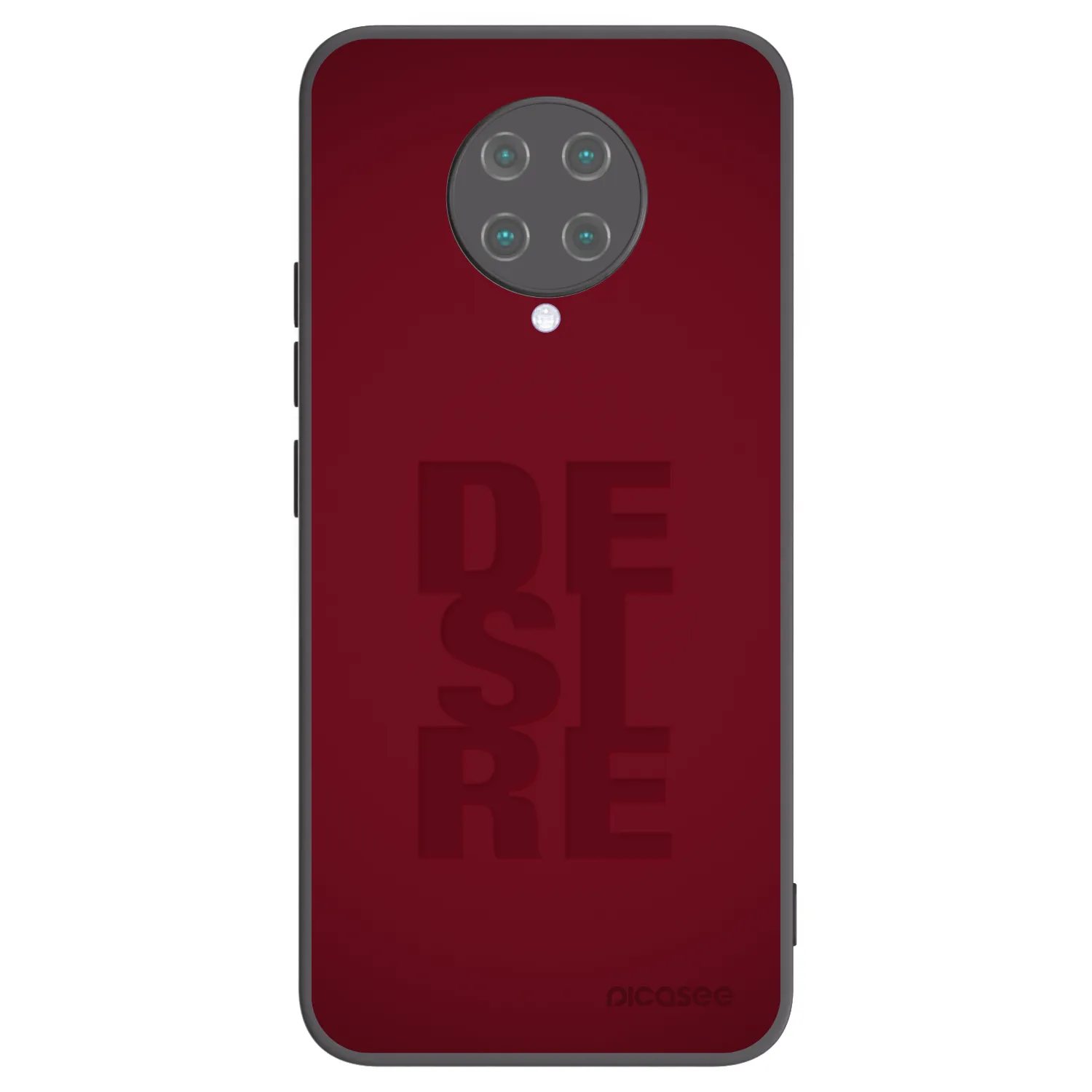 Picasee crna silikonska maskica za Xiaomi Poco F2 Pro - Desire