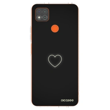 Picasee silikonska prozirna maskica za Xiaomi Redmi 9C - Heart
