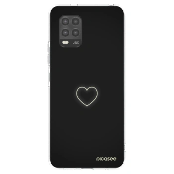 Picasee silikonska prozirna maskica za Xiaomi Mi 10 Lite - Heart