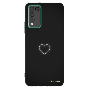 Picasee silikonska prozirna maskica za Honor 10X Lite - Heart