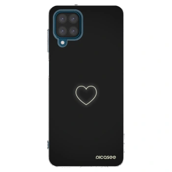 Picasee silikonska prozirna maskica za Samsung Galaxy A12 A125F - Heart