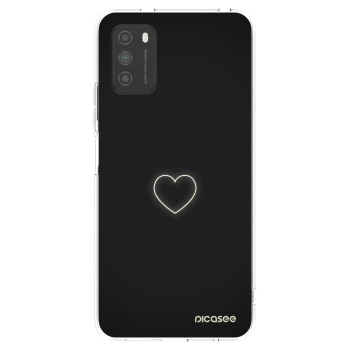 Picasee silikonska prozirna maskica za Xiaomi Poco M3 - Heart