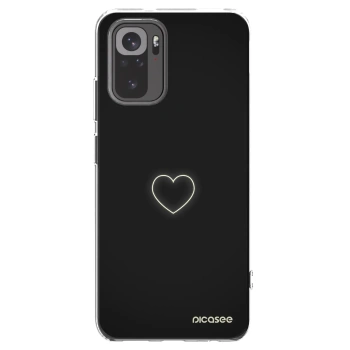 Picasee silikonska prozirna maskica za Xiaomi Redmi Note 10 - Heart