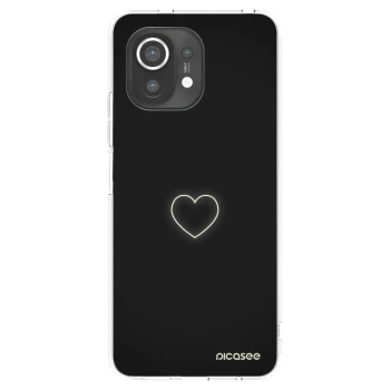 Picasee silikonska prozirna maskica za Xiaomi Mi 11 - Heart