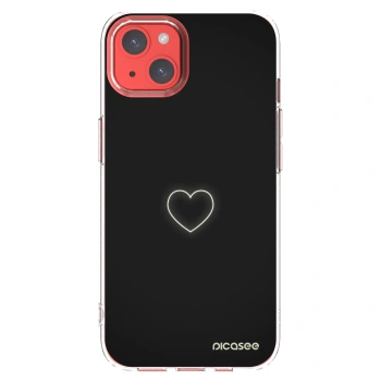 Picasee silikonska prozirna maskica za Apple iPhone 13 - Heart