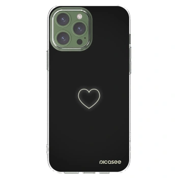 Picasee silikonska prozirna maskica za Apple iPhone 13 Pro Max - Heart