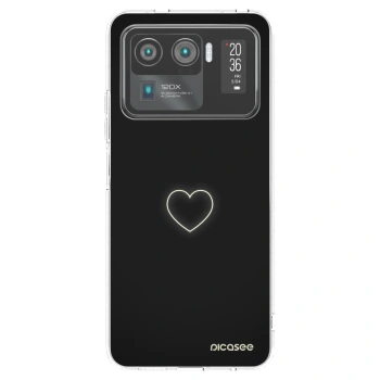 Picasee silikonska prozirna maskica za Xiaomi Mi 11 Ultra - Heart