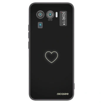 Picasee crna silikonska maskica za Xiaomi Mi 11 Ultra - Heart