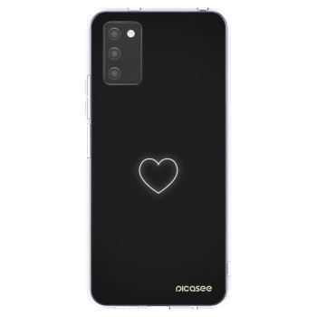 Picasee silikonska prozirna maskica za Samsung Galaxy A02s A025G - Heart