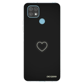 Picasee silikonska prozirna maskica za Realme C21 - Heart